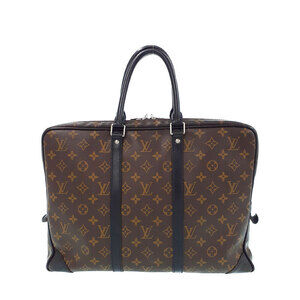 Louis Vuitton Monogram Macassar Porte Document Voyage Business Bag